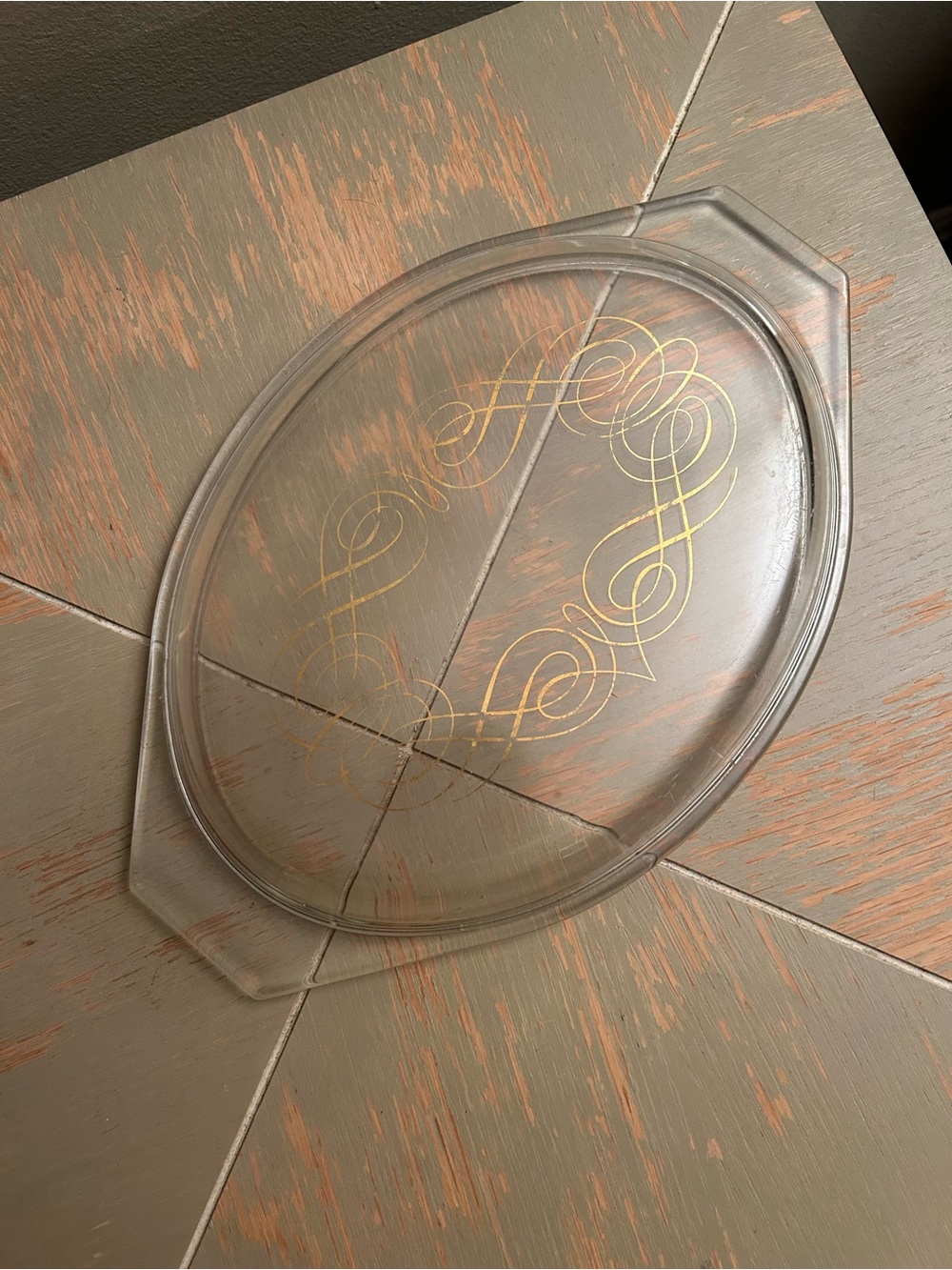 Vintage Pyrex Princess Pattern 945 C Lid Only